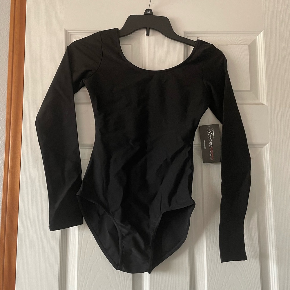 Black Long Sleeve Leotard